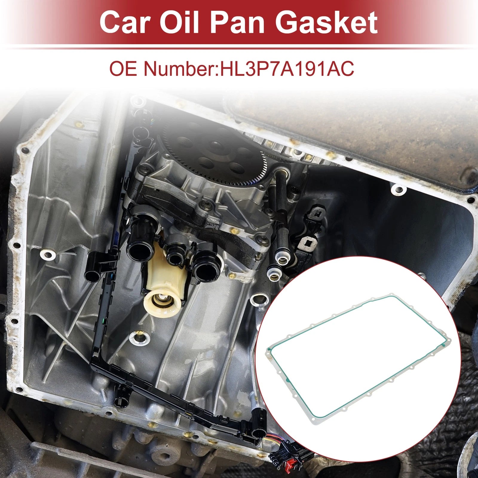 Oil Pan Gasket for Ford F-150 (2017–2020), Ranger (2019–2021) No.HL3P7A191AC