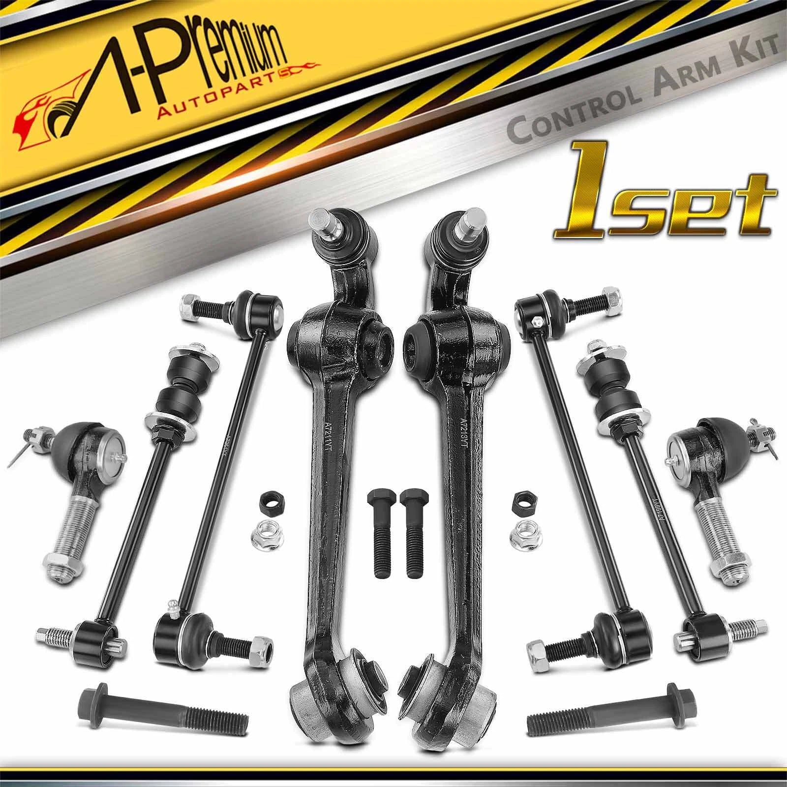 Set of 8 Control Arm Ball Joints for Chrysler Eagle 