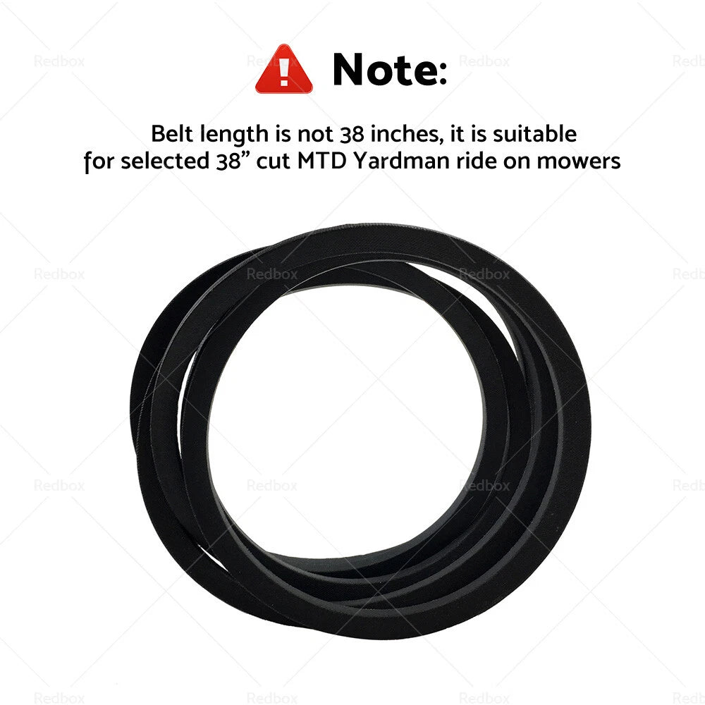 Drive Belt for MTD Cub Cadet LT1042 LT1045 LT1046 LT1050 (38") 954-0