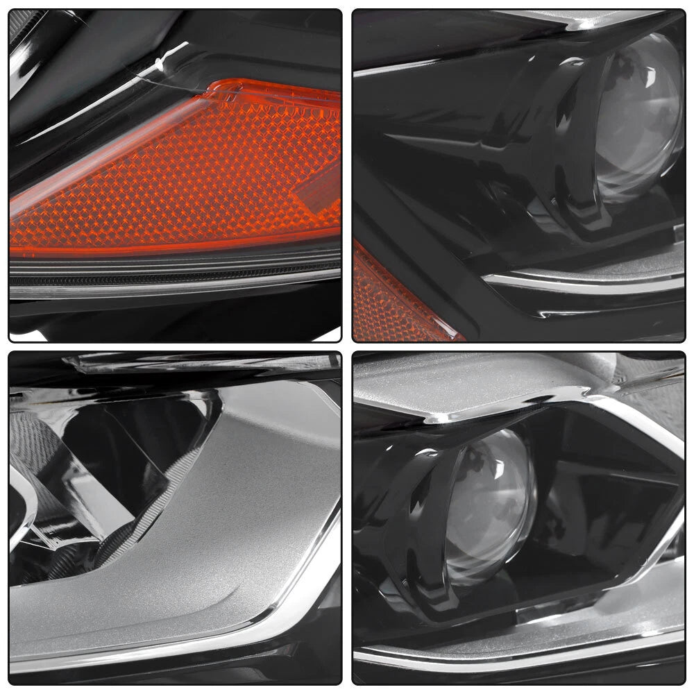 LED Headlamps for Nissan Rogue (2014-2016) Driver + Passenger Side