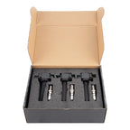 Pack of 3 Ignition Coils + Spark Plugs for Mitsubishi Mirage L3 1.2L (2014–2015) UF815