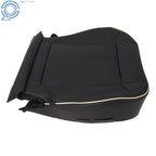 Passenger Front Bottom Side Cushion Cover for Hummer H3 (2006-2010) Black Leather