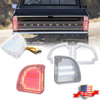 2X White LED Tail Backup Lights for Chevrolet GMC Fleetside Pickup (1967–1972)