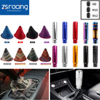 JDM Aluminum Gear Shift Knob with Racing Fabric Boot Cover