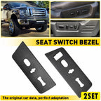 Set of 2 Seat Switch Bezel Trim for Ford F-150 (2009–2014) 9L3Z-14A706-MA