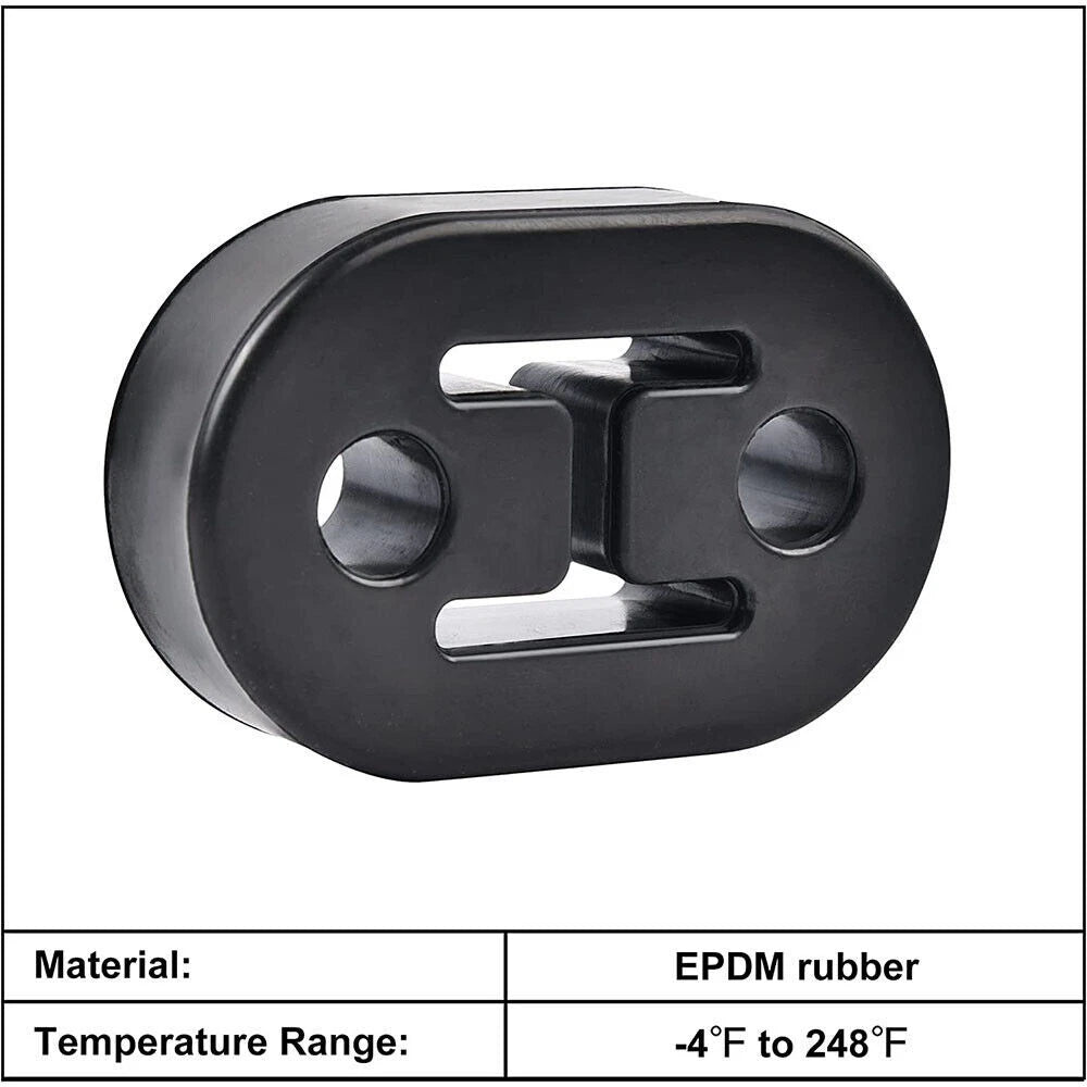 8PCS Exhaust Tail Pipe Mount Bracket for Universal Applications