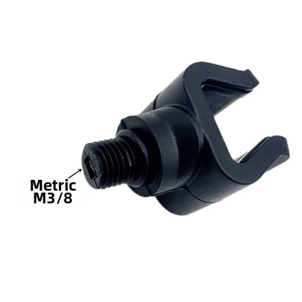 Fishing Rod Rest for Carp Angling (Black Rubber Head)