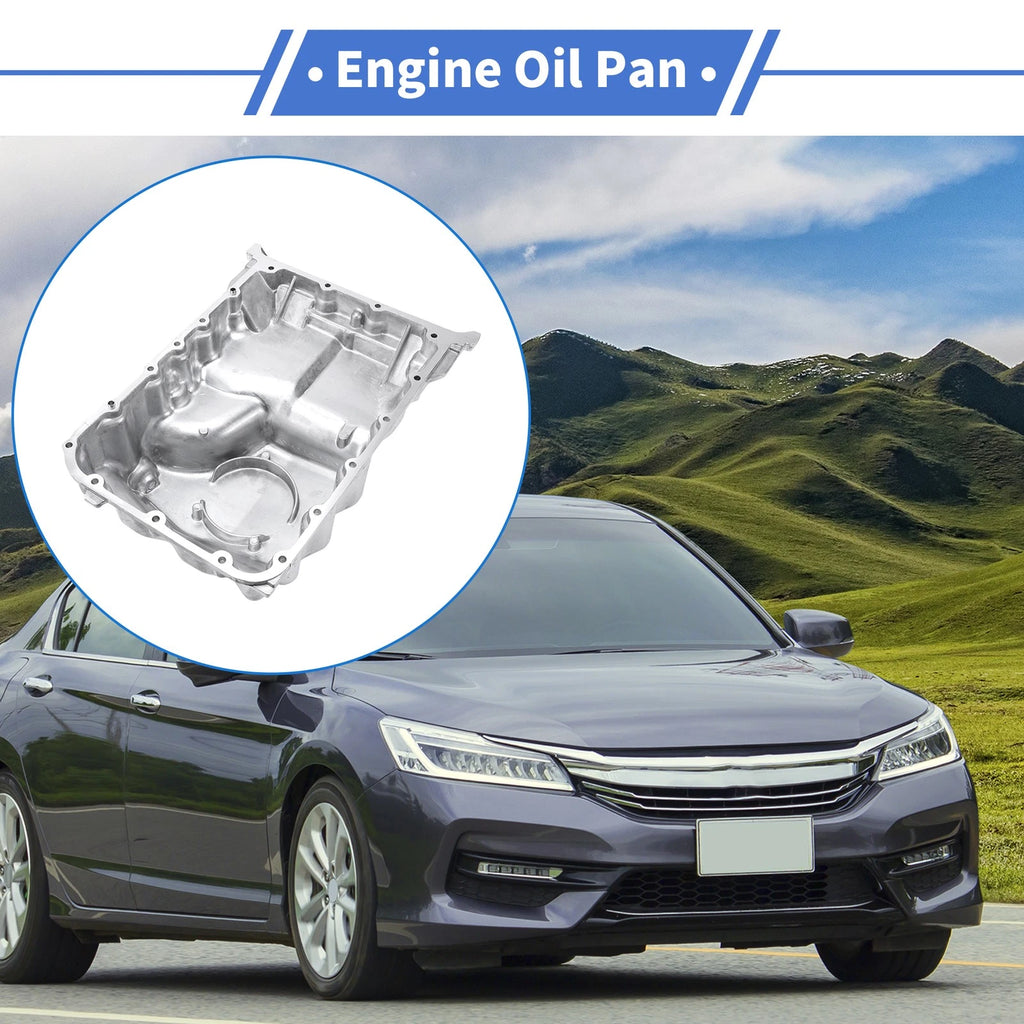 1 Pc Engine Oil Pan for Honda Accord (2003–2007) No.11200RDAA00 Aluminum