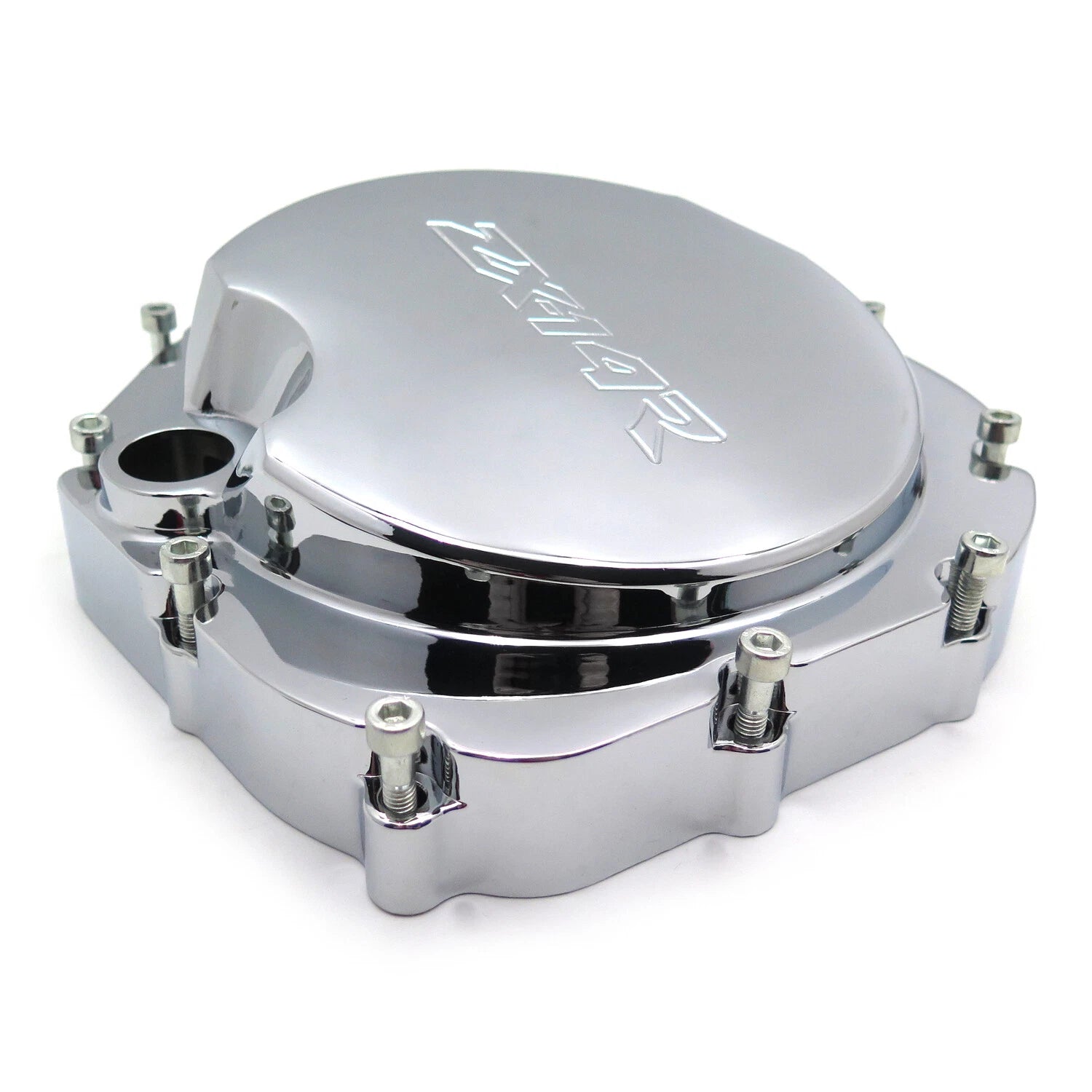 Clutch Cover for Kawasaki ZX14R ZZR1400 (2006–2014) Chrome Billet Aluminum