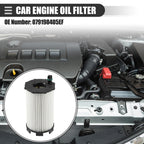 Set of 1 Engine Oil Filter with Gasket for Audi RS5 (2013–2015) 4.2L V8