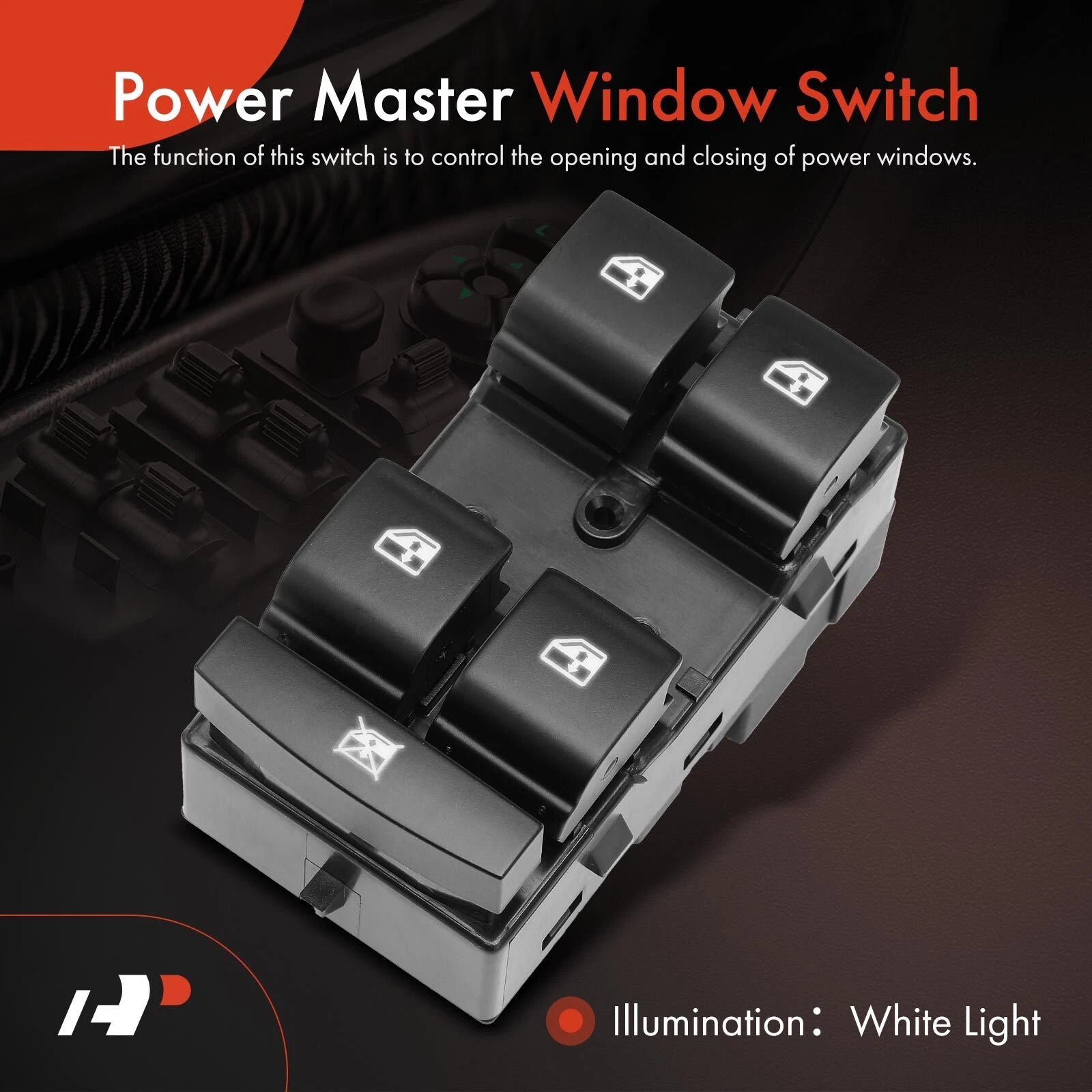 Front Left Power Window Switch for Chevy Spark (2016-2021)