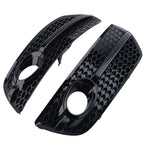 2X Front Bumper Fog Lamp Grille Cover for Audi Q5 (2009-2012)