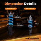 Coilover Suspension Kit for Honda Civic (2001-2005) 24-Way Adjustable