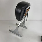 Sissy Bar Passenger Backrest for Harley Softail (2000–2016) Tan Leather Concho
