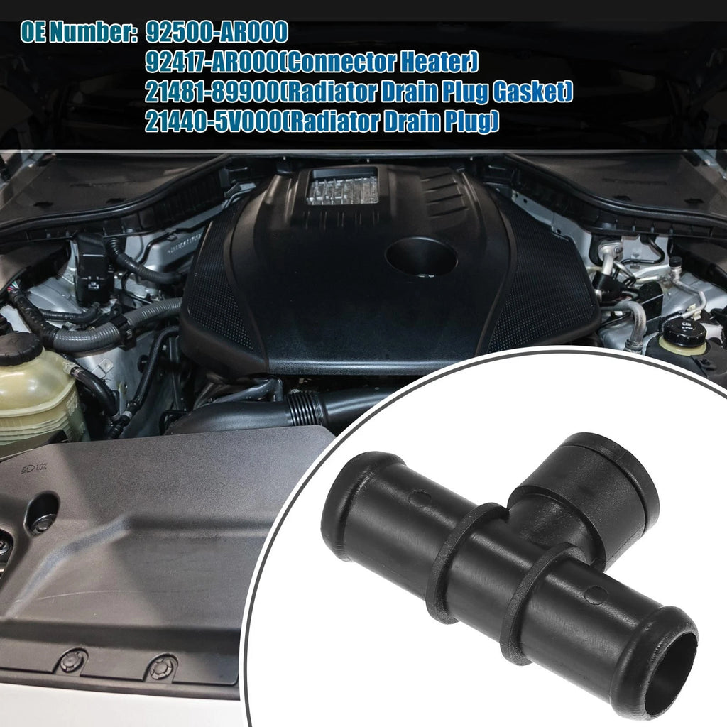 Heater Hose Connector for Nissan 350Z, Infiniti G35 FX35 M35 M45 (2003–2009)