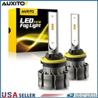 Set of 2 AUXITO 880 881 892 893 LED Fog Light Bulbs 6500K 30W