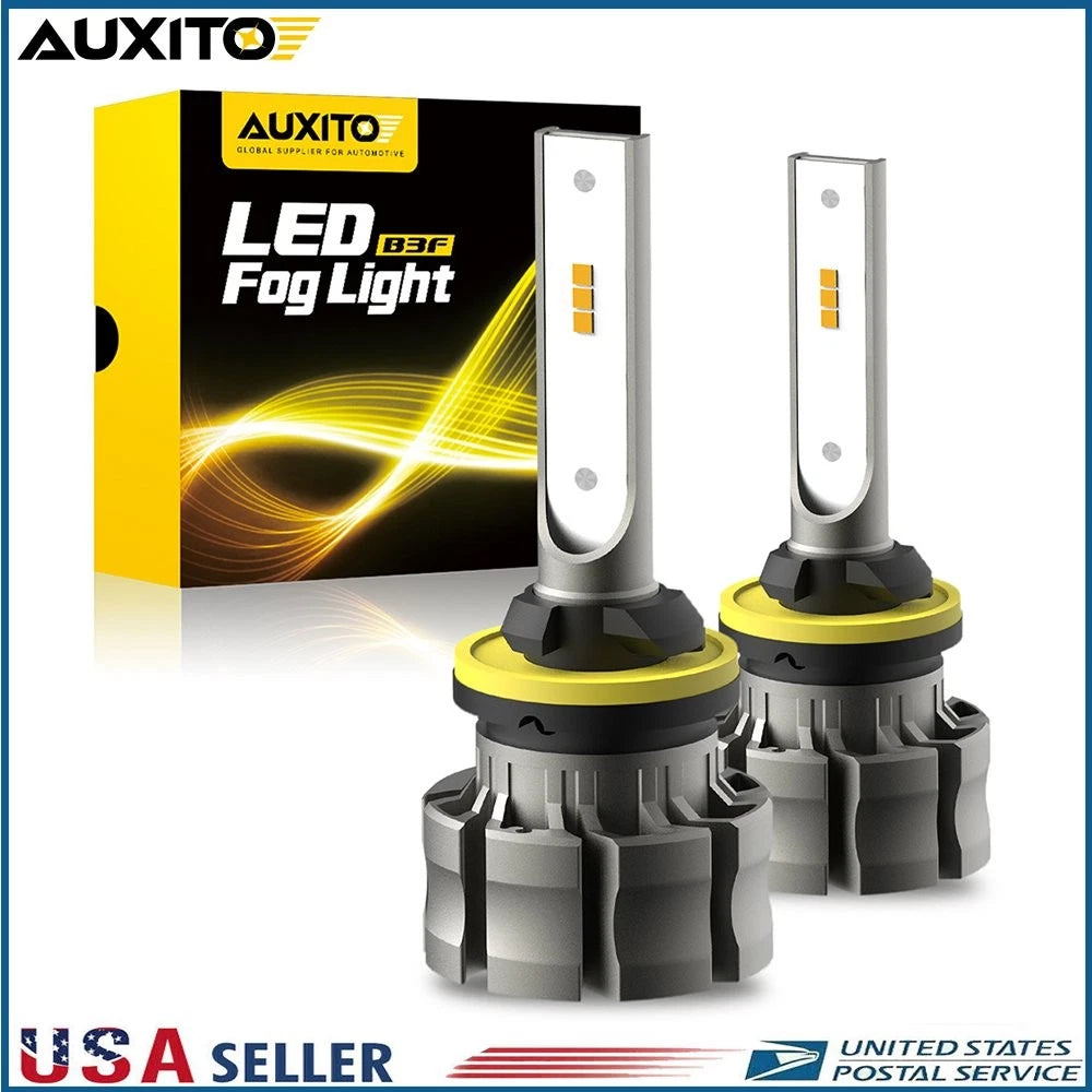 Set of 2 AUXITO 880 881 892 893 LED Fog Light Bulbs 6500K 30W
