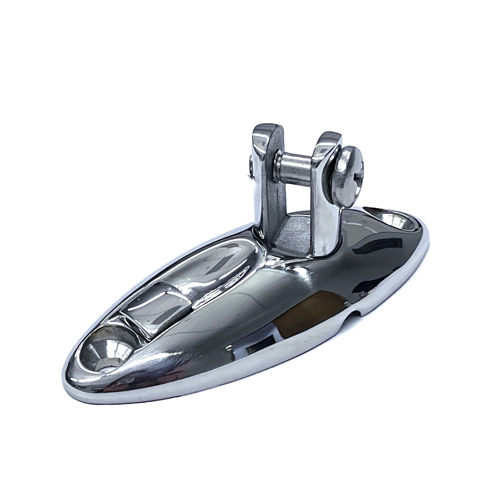 Set of 2 Stainless Steel Quick Release Swivel Hinge for Boat Bimini Top
