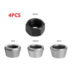Collet Chuck Adapter Set of 3 (10mm/9.5mm/8mm) Carbon Steel Carbide