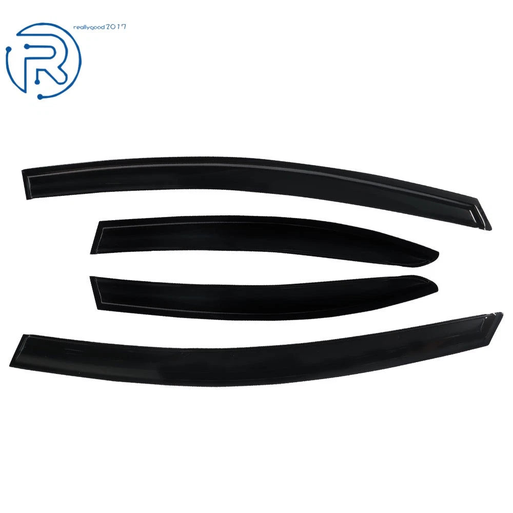 Set of 4 Window Visors Rain Guards for Honda Civic (2006-2011)