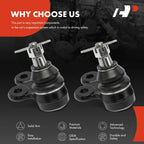 2X Front Lower Side Ball Joint for Chevy Equinox GMC Terrain (2010-2017)