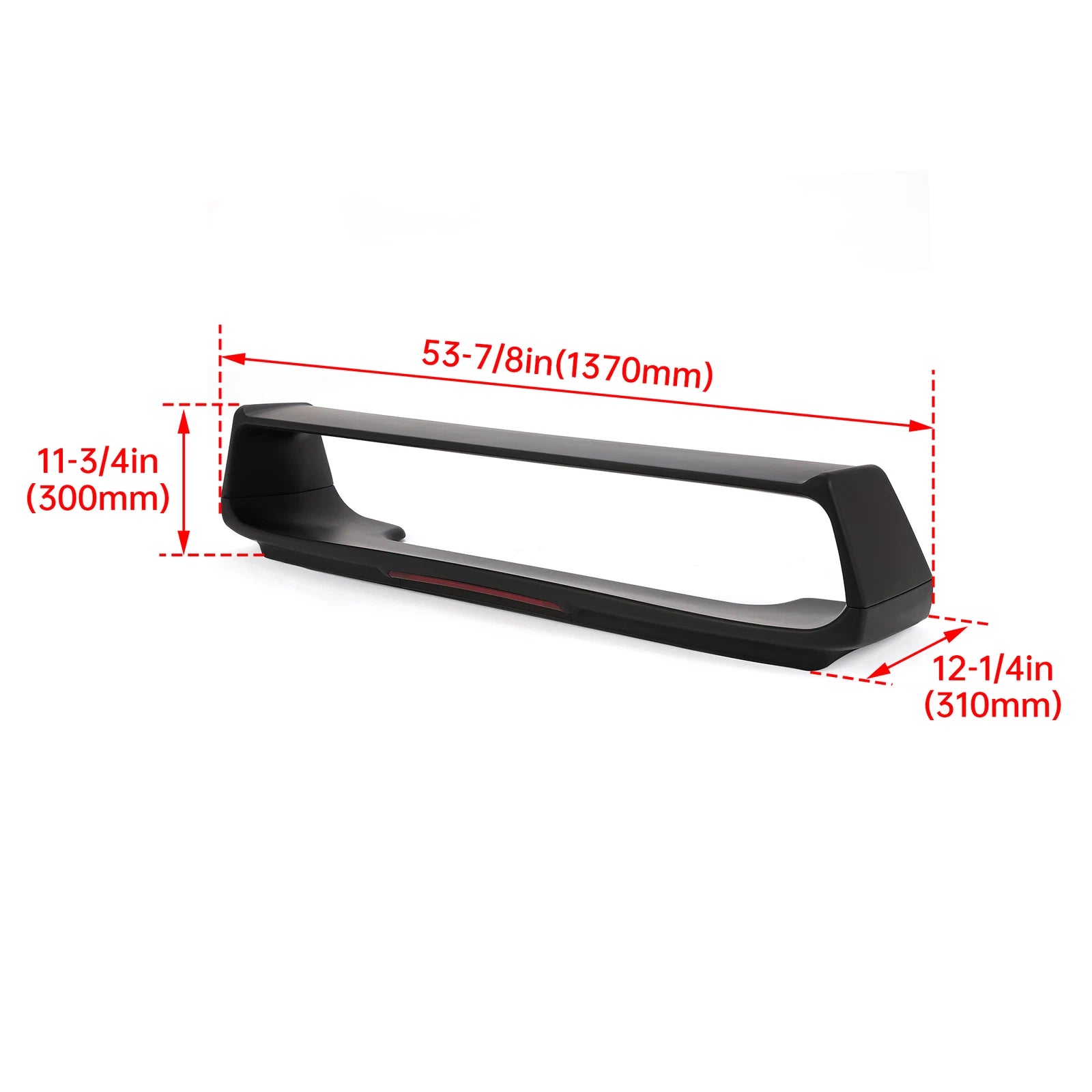 Trunk Spoiler Wing with Brake Light for Subaru Impreza WRX STI (2002-2007)