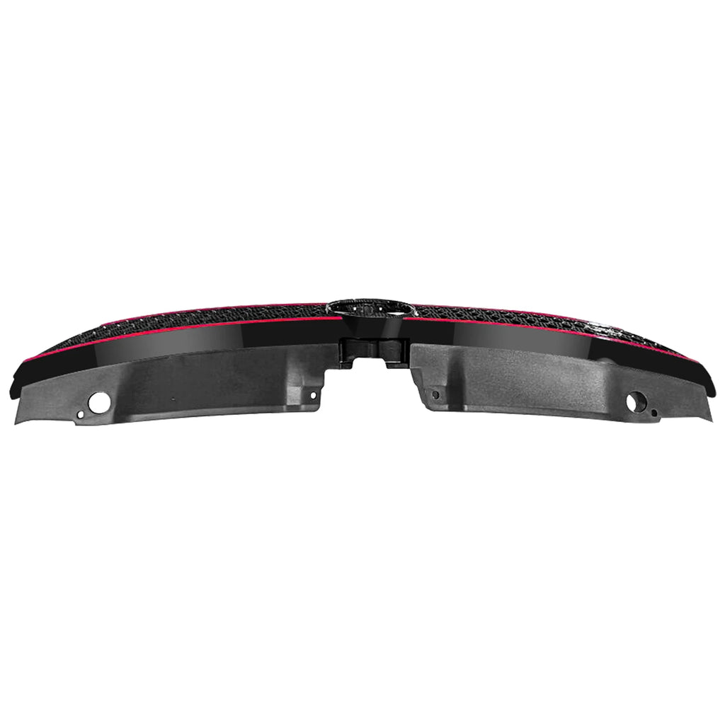 Grille for Volkswagen Jetta (2011–2014) Hex Mesh Black with Red Trim
