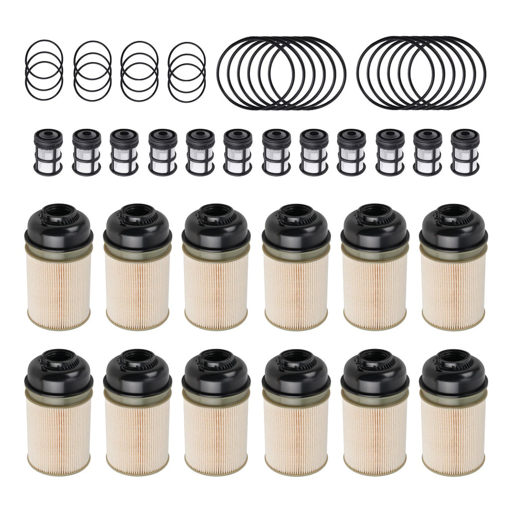 12X Inline Fuel Filter PF9908 for Detroit Diesel DD13 DD15 DD16 (2010–2023)