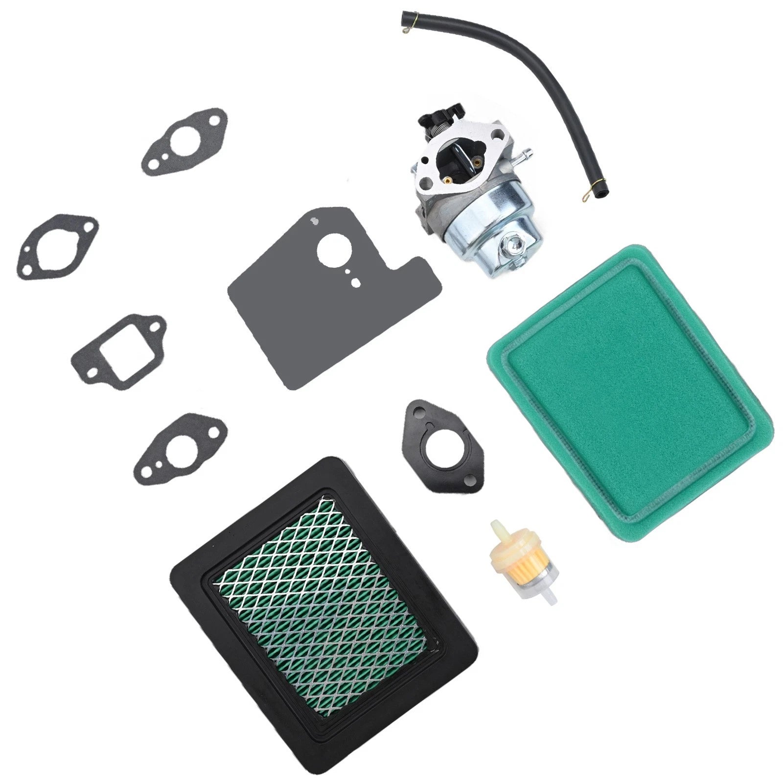 Carburetor Maintenance Kit for Lawn Mowers (Includes Fuel & Air Filters)