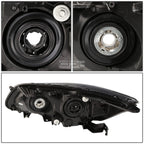 Pair of Projector Headlights for Honda Accord (2013–2015) - Black Housing