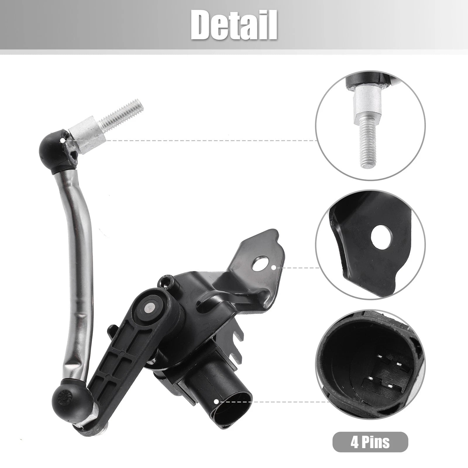 Front Left Suspension Ride Height Level Sensor for Audi A4 (2009–2016) 8K0941285P