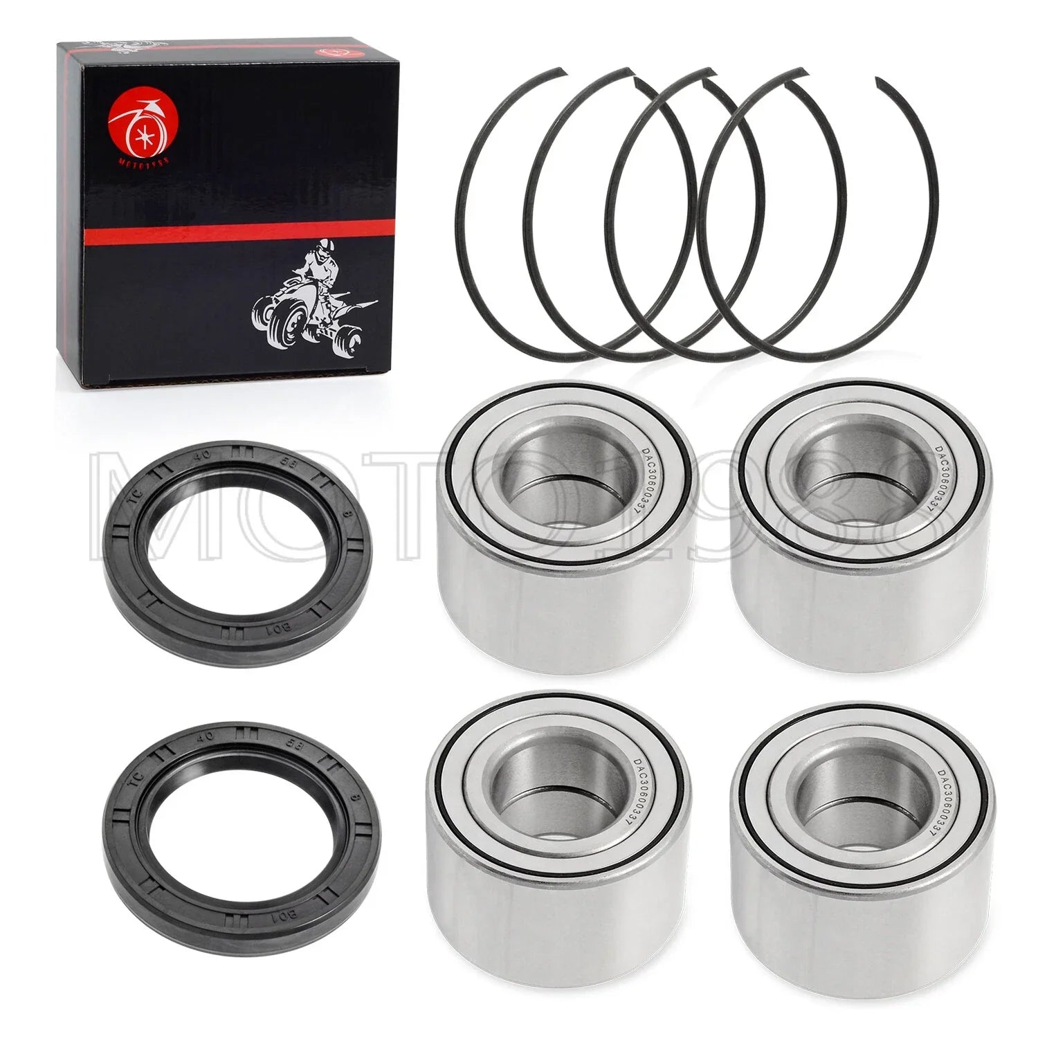 4x Wheel Bearings & Seals for Can-Am Defender Max HD10 XMR (2019–2022)