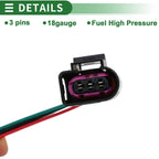 Set of 2 3 Pin Sensor Wiring Harnesses for Audi A3 (2005–2011) No. 4D0971993