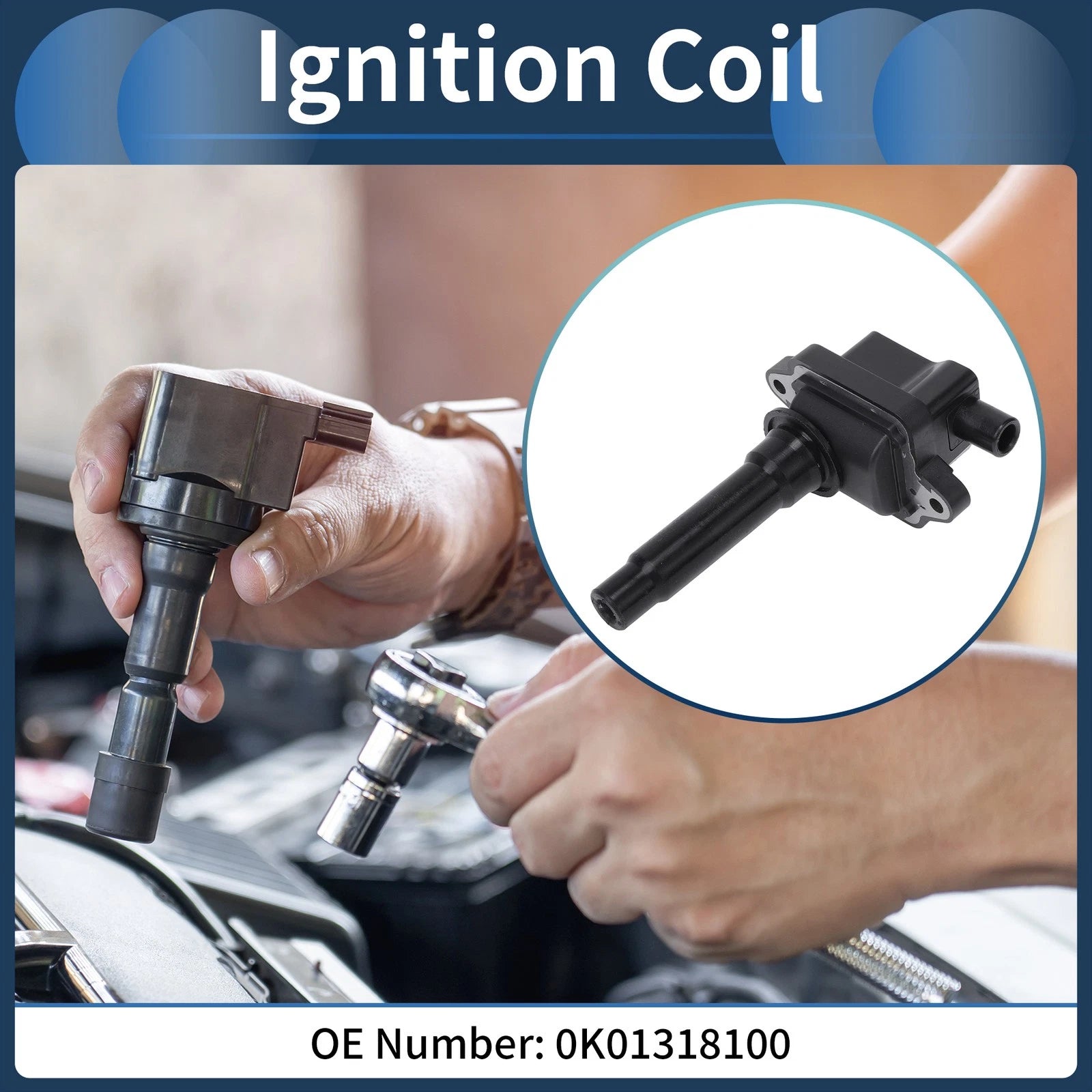 Ignition Coil Pack No. 0K01318100 for Kia Sportage 2.0L (1998–2002)