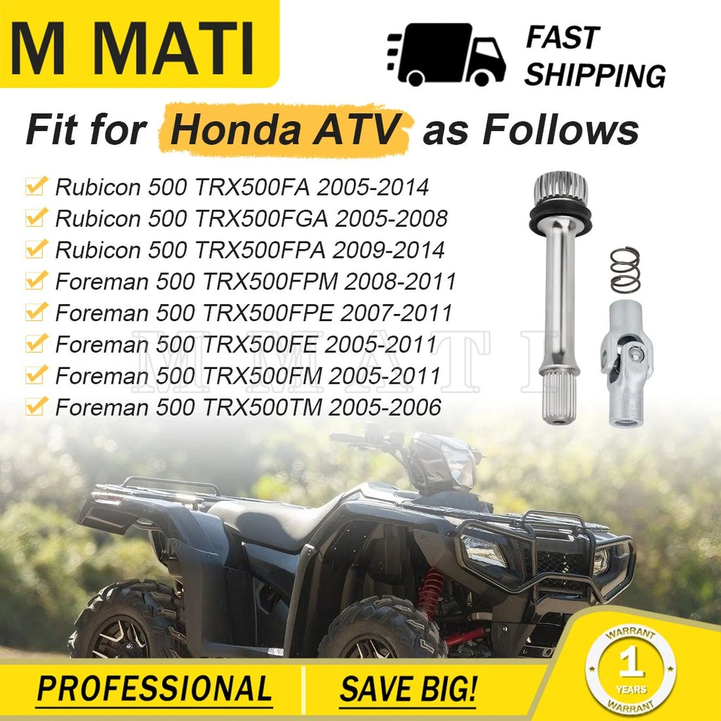 Rear Prop Drive Shaft for Honda Foreman 500 TRX500FA/FGA/FPA/FPM/FPE/FE/FM/TM (2005–2023)