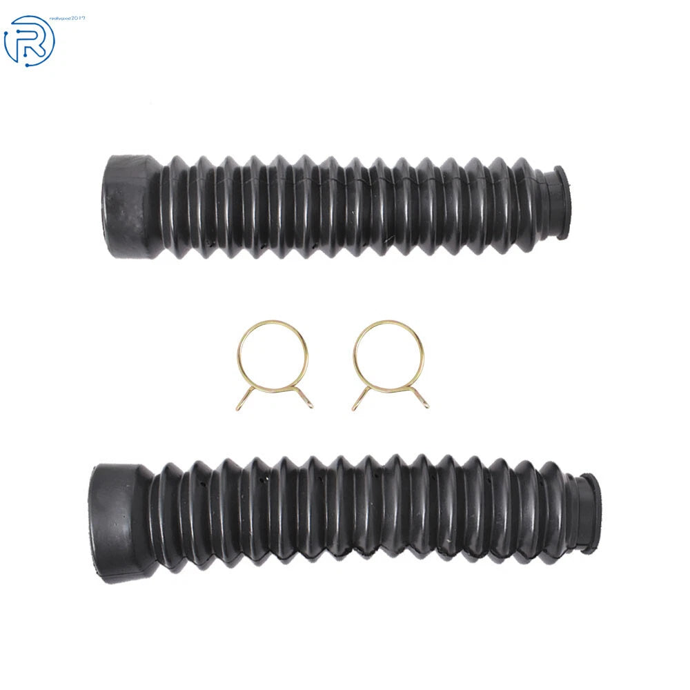 Front Fork Shock Boots for Honda ATC Big Red 250ES (1985-1987) - Black