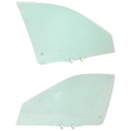 Set of 2 Front Door Glasses for Sedan Left Right Pair