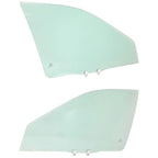 Set of 2 Front Door Glasses for Sedan Left Right Pair