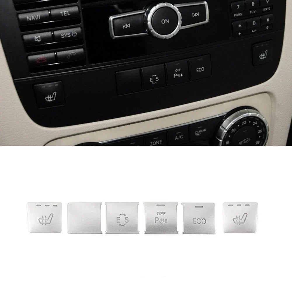 CD Panel Function Switch Cover Trim for Benz GLK Class X204 (2009-2015)
