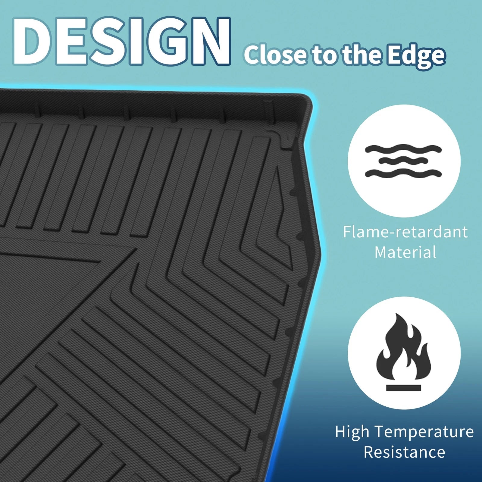 Cargo Liner Rear Trunk Mat for Toyota C-HR (2018–2023) TPE 1 Pc