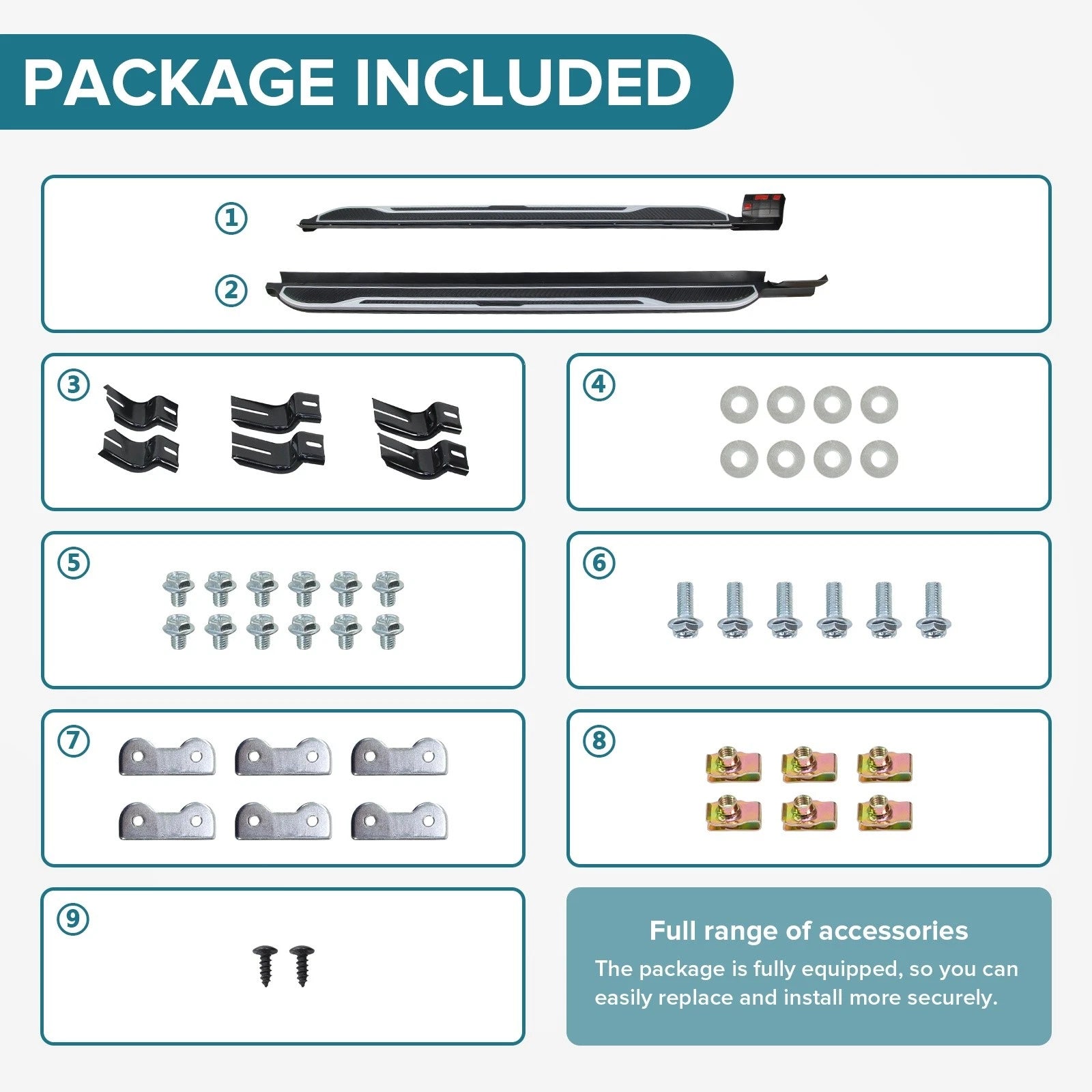 Running Boards for Ford Explorer (2020–2025)