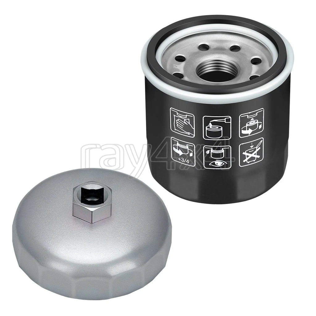 Oil Filter Kit for Kawasaki FH381-721V FH601-770D FJ180V FX751-1000V Onan E125V