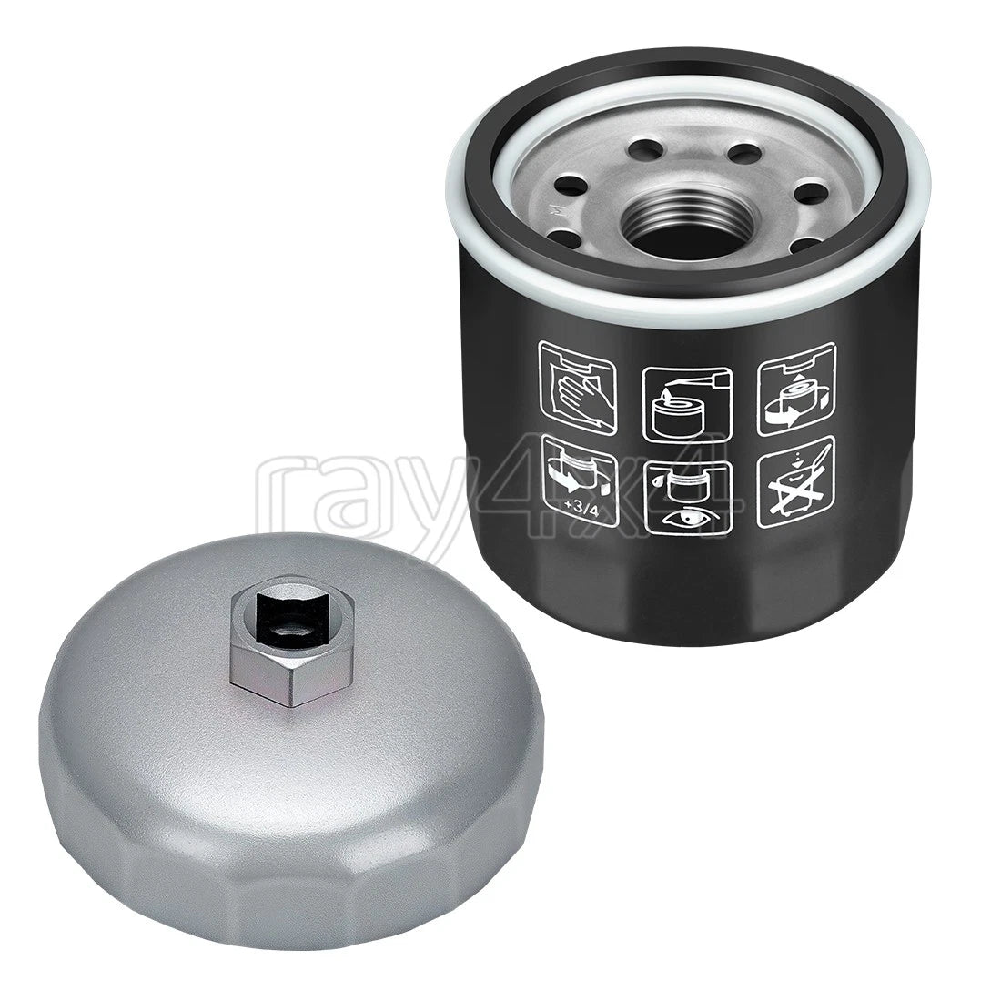 Oil Filter Kit for Kawasaki FH381-721V FH601-770D FJ180V FX751-1000V Onan E125V