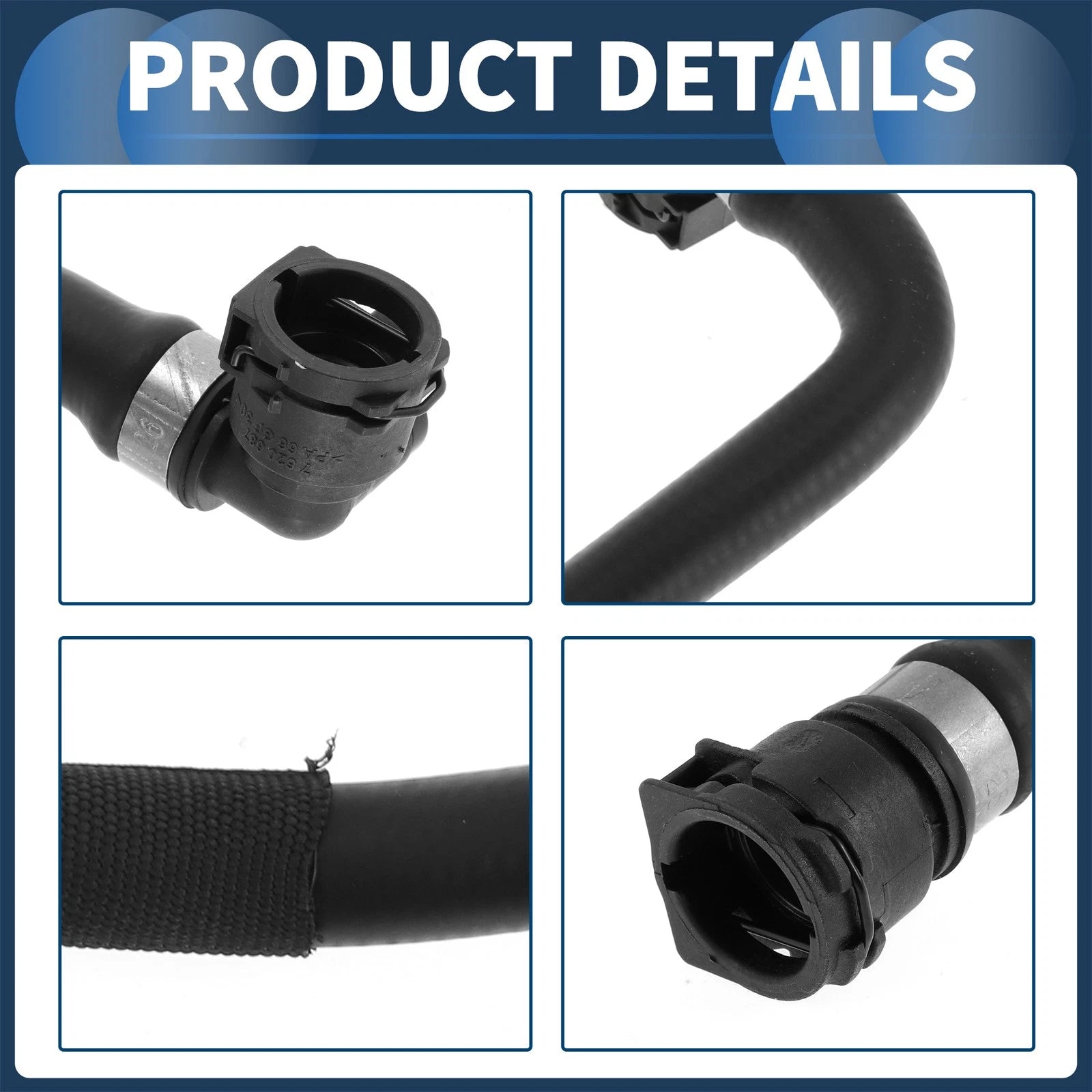 Radiator Hose for BMW 320i 2013-2018, 328i 2012-2016 No. 17127600554