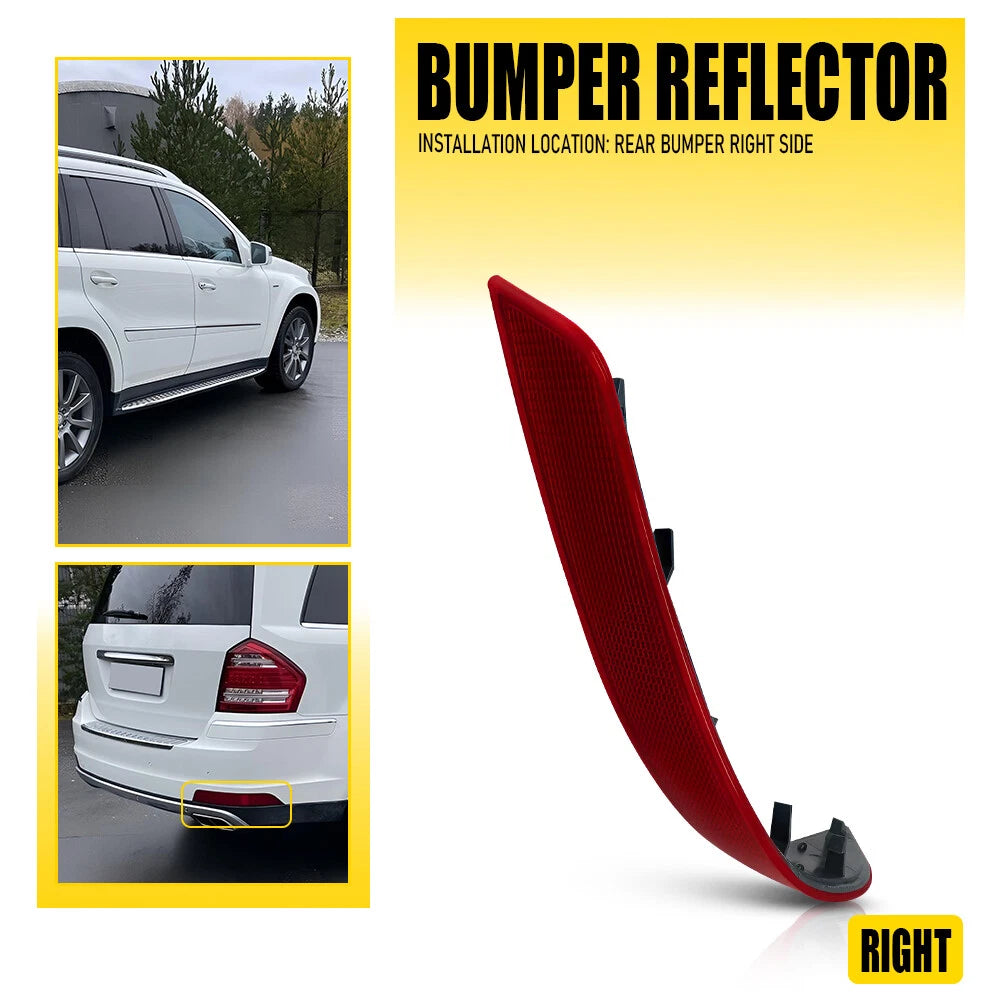 Rear Right Bumper Reflector Cover for Mercedes-Benz GL-Class (2010–2012)