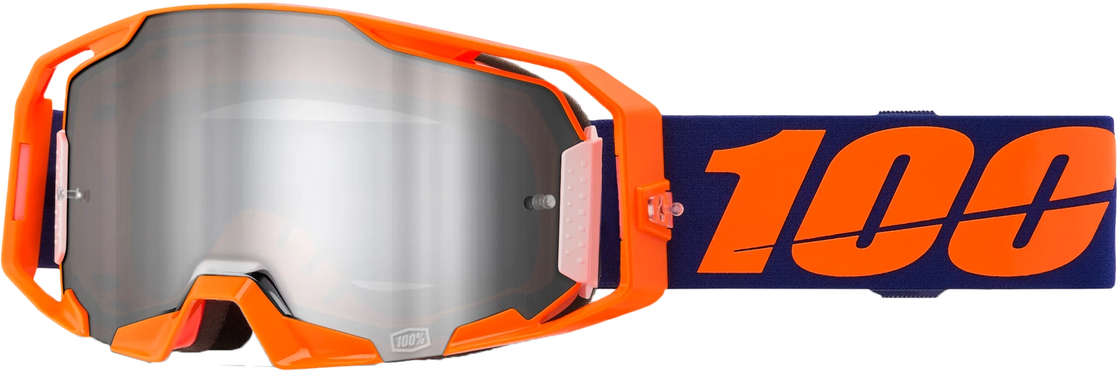 Armatic Goggle Neon Org Mirror Silver Flash for