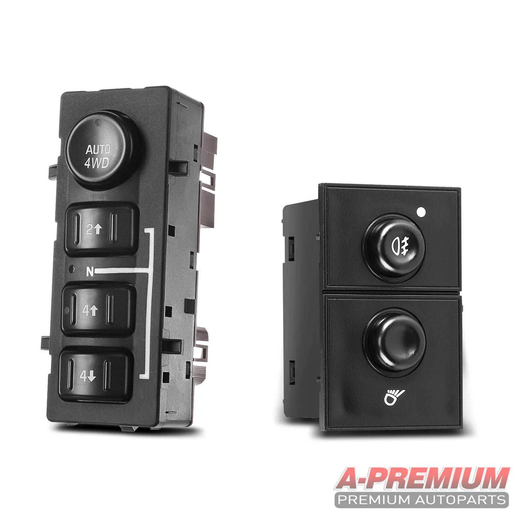 4X4 Selector Switch & Fog Light Switch for Chevrolet Silverado GMC