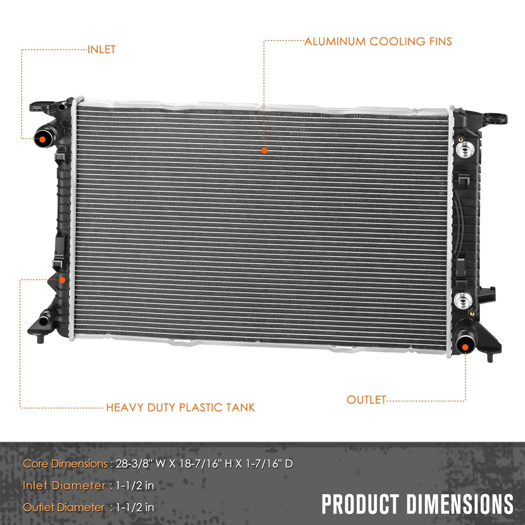 Aluminum Radiator for Saturn L-Series 2.2L (2000–2004)