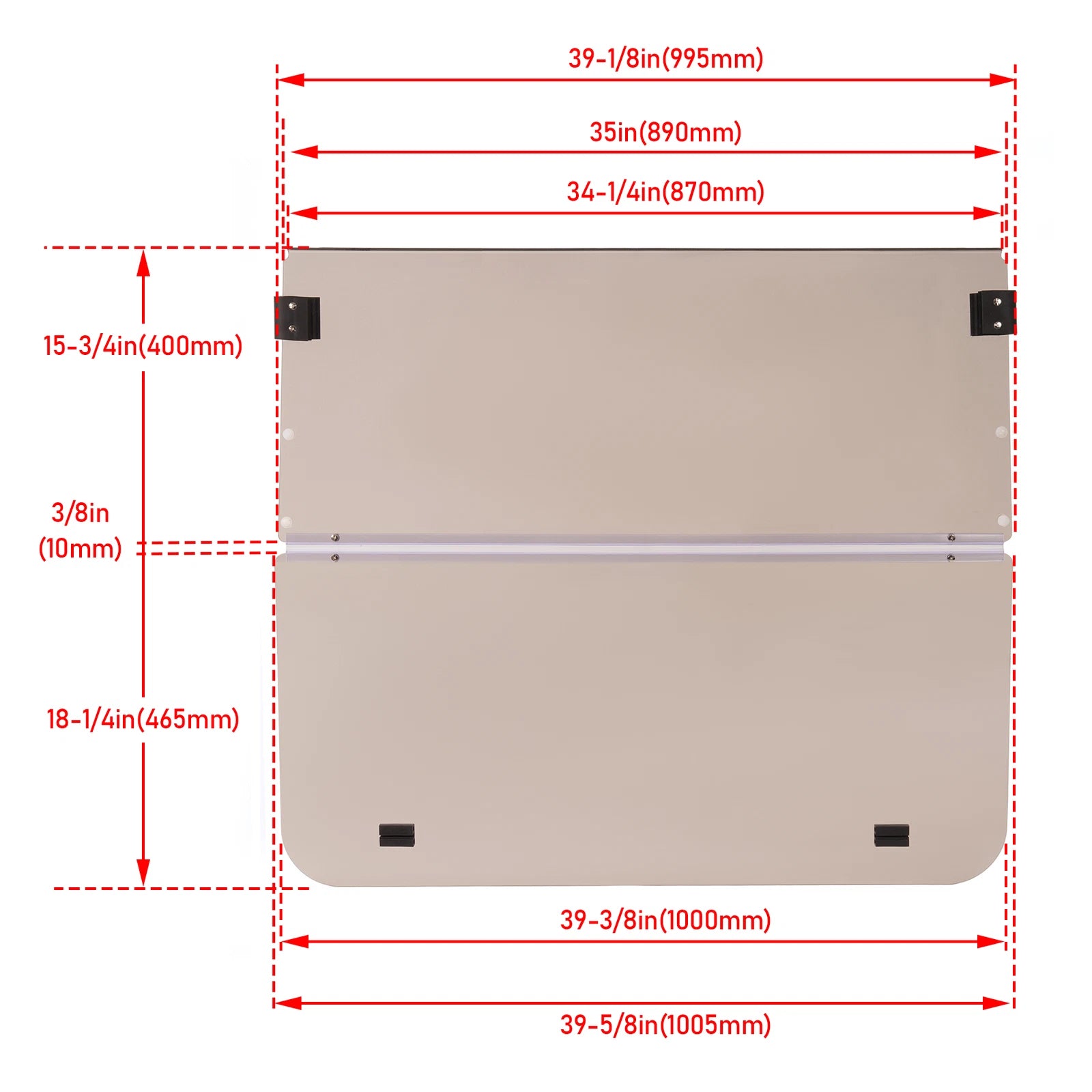 Tinted Windshield for Club Car DS (2000.5–UP) Golf Cart