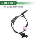 ABS Wheel Speed Sensor for Honda CR-V 2WD (2012–2016) ABS No. 57475T0BA01